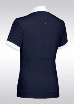 Samshield Apolline S/S Show Shirt - Navy -Equestrian Supply Store samsapollinenavy2rdy