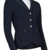 Samshield Victorine Crystal Fabric Competition Jacket - Navy/Tone -Equestrian Supply Store samshield victorine crystal navy tone 1rdy