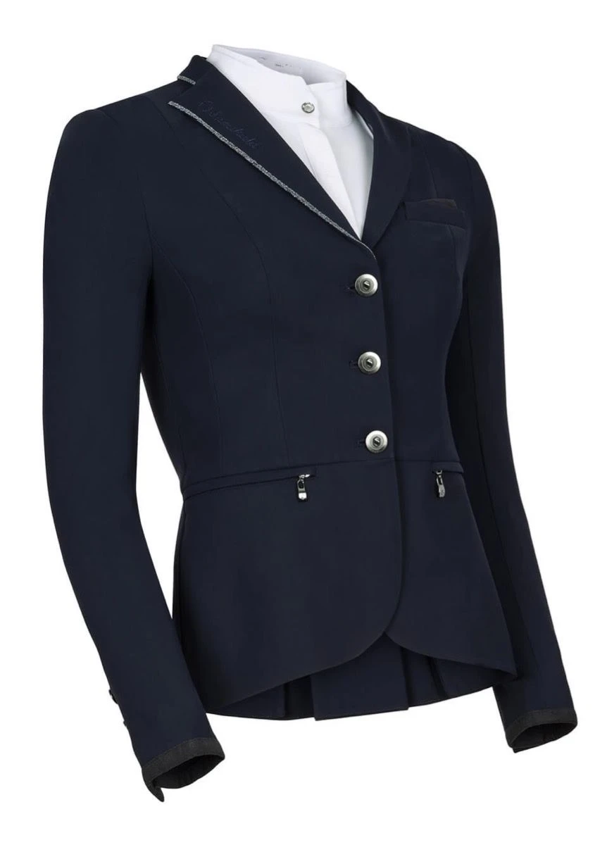 Samshield Victorine Crystal Fabric Competition Jacket - Navy/Tone 3 Samshield Victorine Crystal Fabric Competition Jacket - Navy/Tone