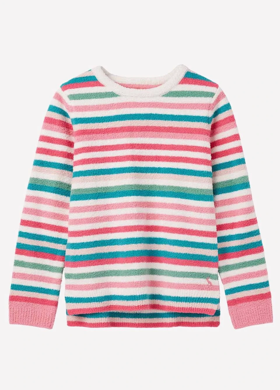 Joules Junior Seaham Chenille Jumper - Multi Stripe 3 Joules Junior Seaham Chenille Jumper - Multi Stripe