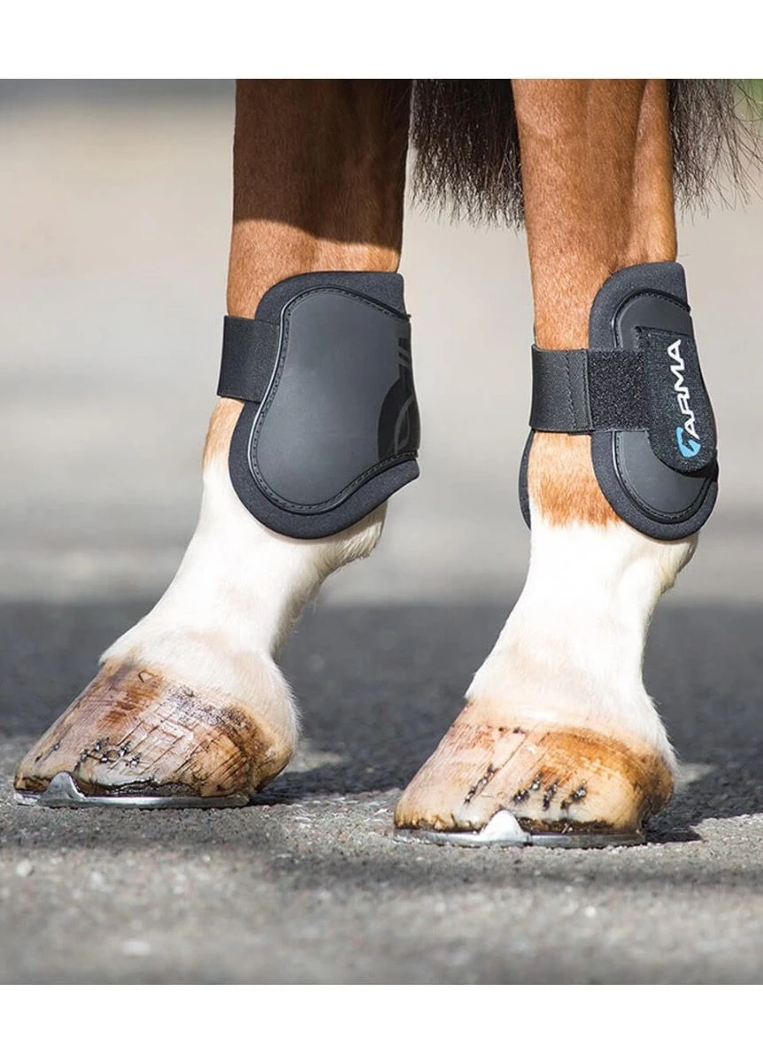 Shires Arma Fetlock Boots - Black/Black 4 Shires Arma Fetlock Boots - Black/Black - Image 2