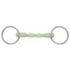 Shires Equikind Ripple Loose Ring Bit - Pale Green -Equestrian Supply Store shires equikind ripple palegreen 1rdy