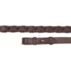 Shires Lace Leather Reins - Havana -Equestrian Supply Store shires lace leather rein havana 1rdy