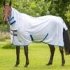 Shires Tempest Original Fly Combo Rug - White/Red/Blue 2 Shires Tempest Original Fly Combo Rug - White/Red/Blue -Equestrian Supply Store shires tempest fly rug white 1rdy