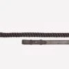 Shires Velociti Gara Plaited Leather Reins - Havana -Equestrian Supply Store shiresaviemorereins