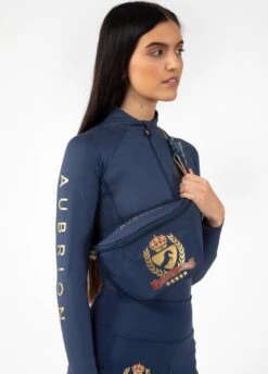 Shires Aubrion Team Long Sleeve Base Layer - Navy -Equestrian Supply Store shiresbasenavy3rdy