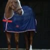 Weatherbeeta Scrim Cooler Standard Neck - Navy/Red/White 1 Weatherbeeta Scrim Cooler Standard Neck - Navy/Red/White -Equestrian Supply Store skrimcooler