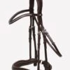 Schockemohle Slimford Cavesson Bridle - Espresso -Equestrian Supply Store slimfordespressosilverrdy