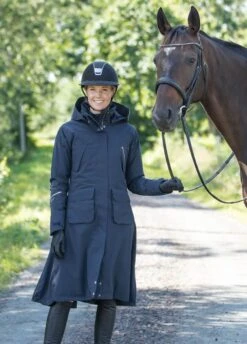 Stierna Stella Winter Coat - Midnight Navy -Equestrian Supply Store stiernacoatnavy6rdy