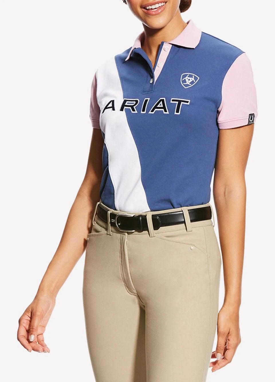 Ariat Junior Taryn Polo - Indigo Fade 3 Ariat Junior Taryn Polo - Indigo Fade