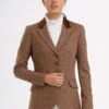 Holland Cooper Equestrian Tweed Riding Jacket - Tawny 2 Holland Cooper Equestrian Tweed Riding Jacket - Tawny -Equestrian Supply Store tawny2