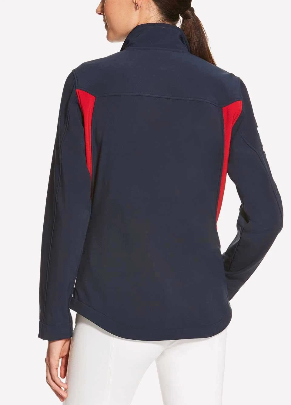Ariat Womens Team Softshell Jacket - Navy 4 Ariat Womens Team Softshell Jacket - Navy - Image 2