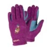 Hy Equestrian Thelwell Fleece Gloves - Imperial Purple -Equestrian Supply Store thelwell fleece glove imperial purple 1rdy
