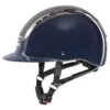Uvex Suxxeed Blaze Glitter Helmet - Navy Shiny -Equestrian Supply Store uvex suxxeed blaze navy shiny 1rdy