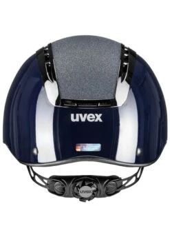 Uvex Suxxeed Blaze Glitter Helmet - Navy Shiny -Equestrian Supply Store uvex suxxeed blaze navy shiny 4rdy