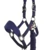 LeMieux Vogue Fleece Headcollar & Leadrope Set - Ink Blue/Navy -Equestrian Supply Store vogueinkrdy