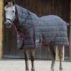 Weatherbeeta PP Channel Quilt Detach-A-Neck Medium - Grey/Burgundy 1 Weatherbeeta PP Channel Quilt Detach-A-Neck Medium - Grey/Burgundy -Equestrian Supply Store wb pp channel dan med grey burg 1rdy