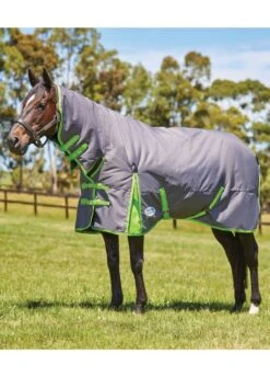 Weatherbeeta ComFITec Essential Combo Neck Medium - Grey/Lime