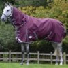 Weatherbeeta ComFITec Plus Dynamic II Detach-A-Neck Medium- Maroon/Grey/White -Equestrian Supply Store wbdynamicdanmaroonrdy