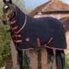 Weatherbeeta Fleece Cooler Combo Neck - Navy/Red/White -Equestrian Supply Store wbfleececoolercombonavy