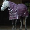 Weatherbeeta ComFITec PP Channel Quilt II Detach-A-Neck Medium - Maroon/Grey/White