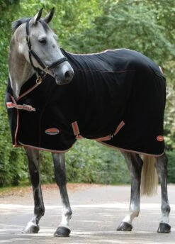 Weatherbeeta Therapy-Tec Fleece - Black/Silver/Red