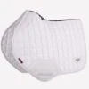 LeMieux Loire Satin CC Square - White 1 LeMieux Loire Satin CC Square - White -Equestrian Supply Store whiteloireccsquare