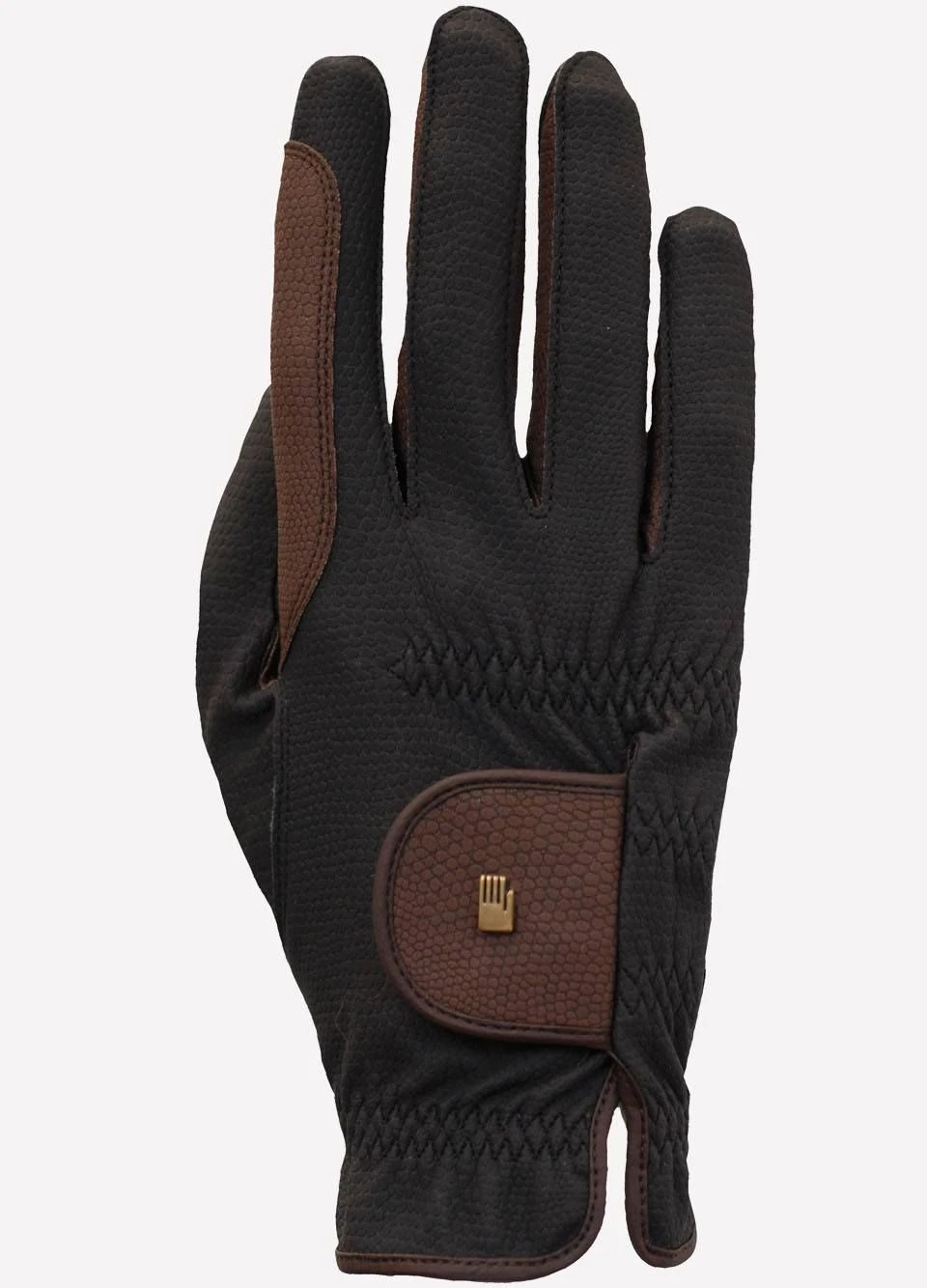 Roeckl Malta Two Tone Winter Chester Gloves - Black/Brown 3 Roeckl Malta Two Tone Winter Chester Gloves - Black/Brown