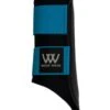 Woof Wear Club Brushing Boots - Black/Ocean -Equestrian Supply Store woof brush boot ocean 1rdy