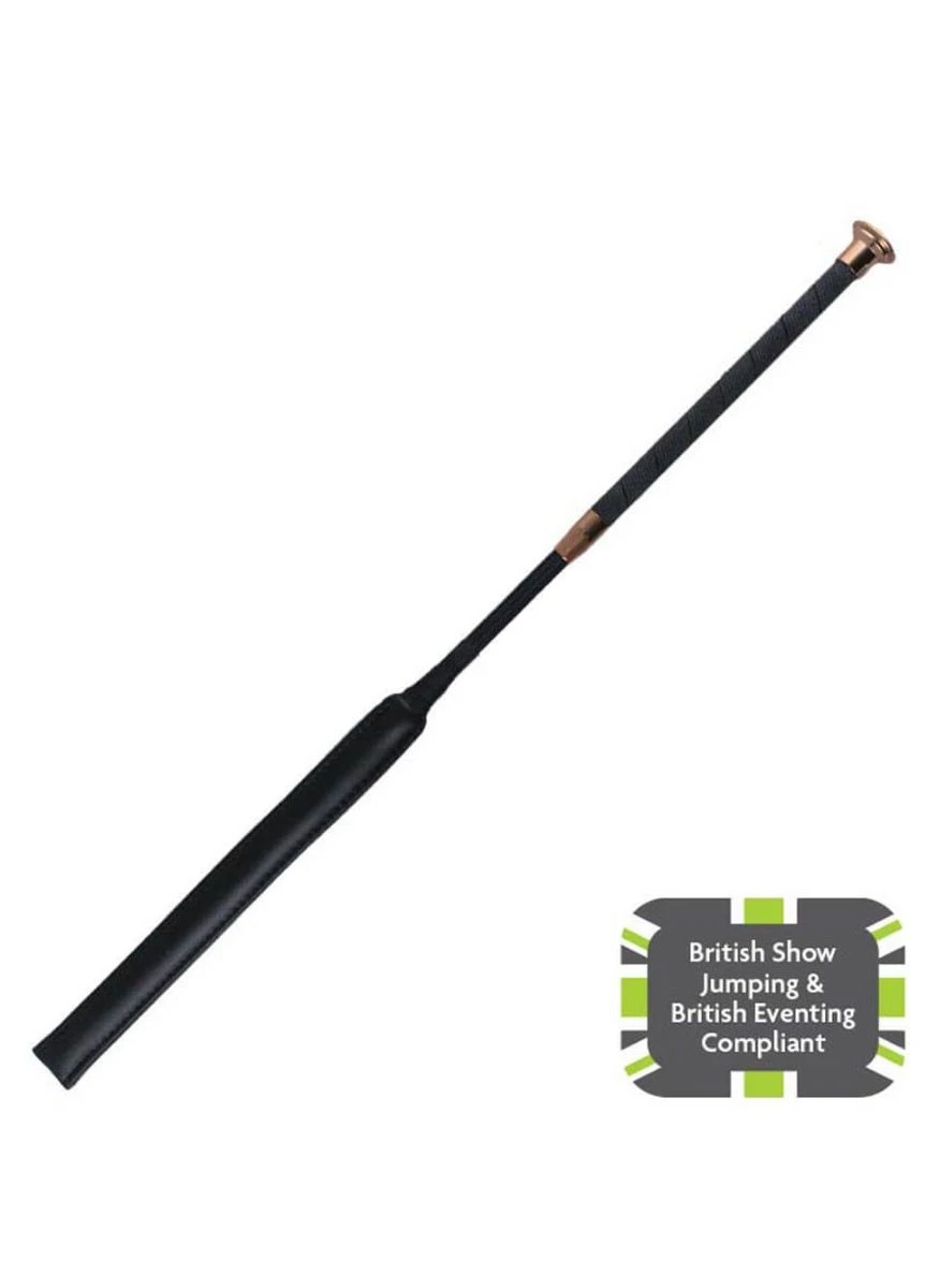 Woof Wear Pro Showjumping Bat - Black/Rose 3 Woof Wear Pro Showjumping Bat - Black/Rose
