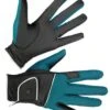 Woof Wear Vision Riding Glove - Black/Ocean -Equestrian Supply Store woof vision glove ocean 1rdy