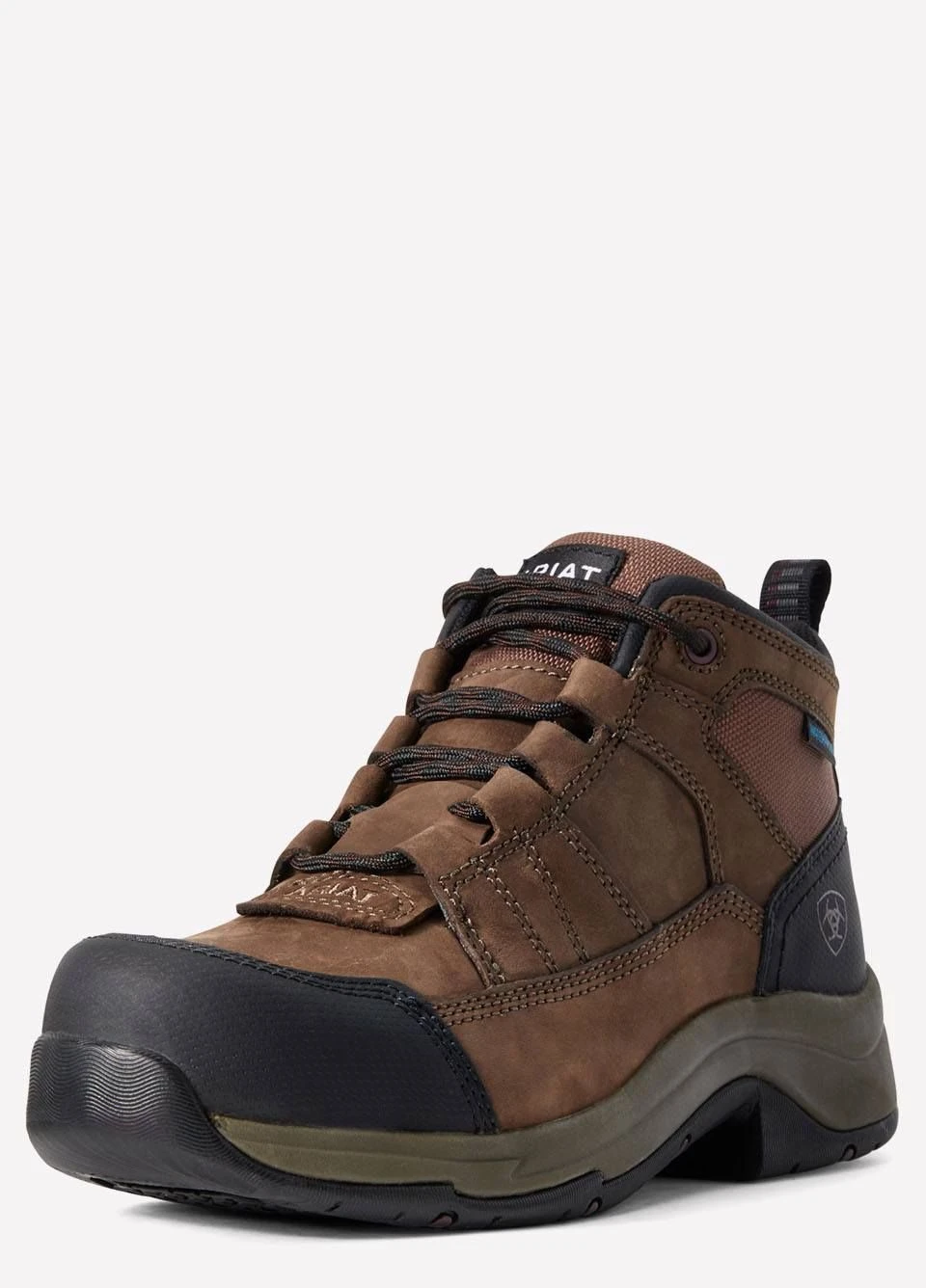 Ariat Ladies Telluride Composite Toe Work Boots - Distressed Brown 3 Ariat Ladies Telluride Composite Toe Work Boots - Distressed Brown