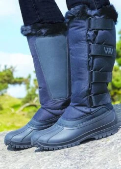 Woof Wear New Long Yard Boot Junior - Black -Equestrian Supply Store wwlongyardbootblack3rdy
