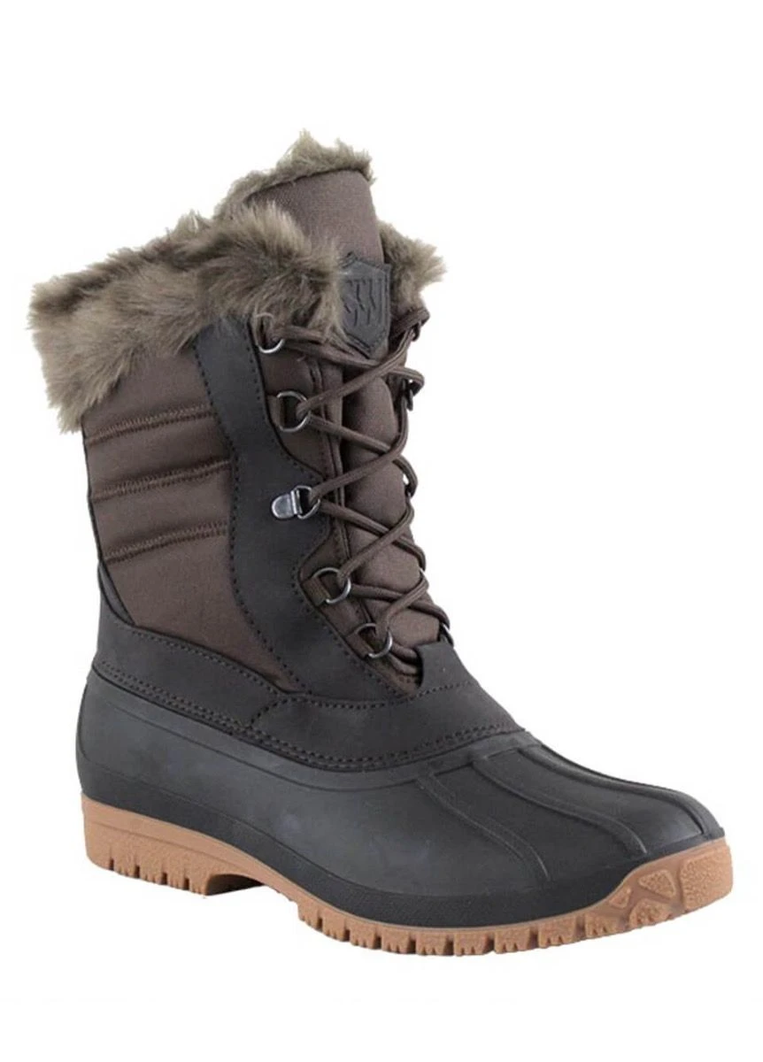 Woof Wear Mid Winter Boot - Black/Chocolate 3 Woof Wear Mid Winter Boot - Black/Chocolate