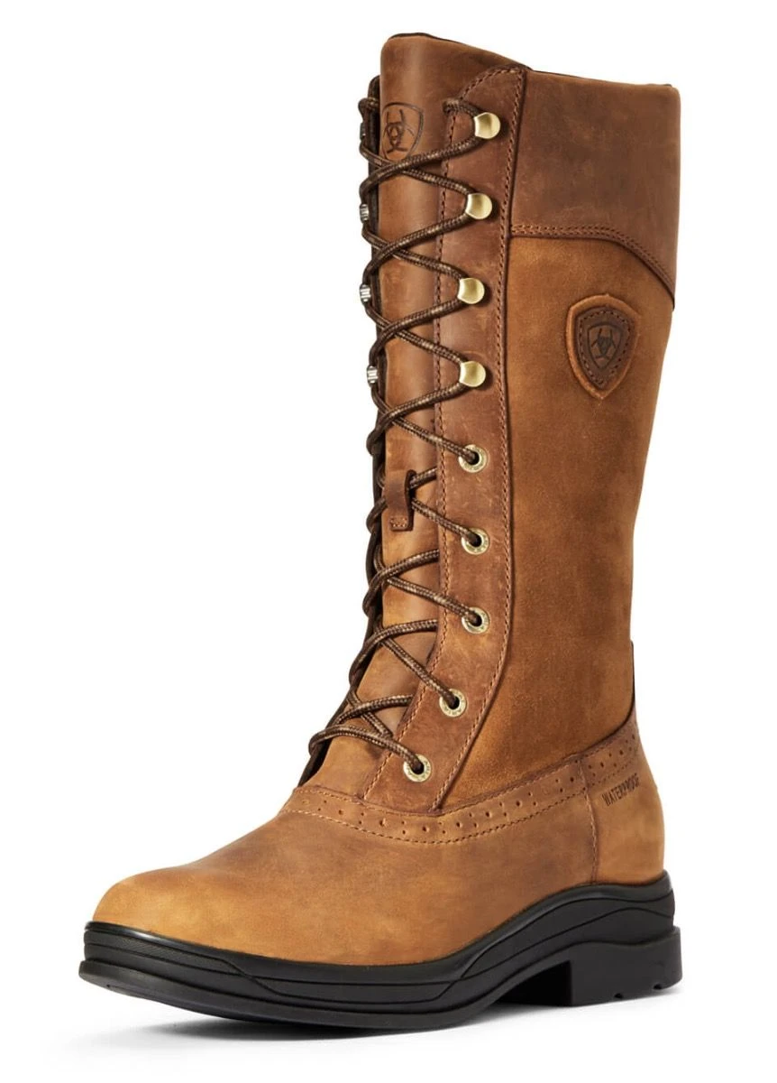 Ariat Ladies Wythburn Waterproof Boots - Weathered Brown 4 Ariat Ladies Wythburn Waterproof Boots - Weathered Brown - Image 2