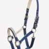 Schockemohle Xenia Chrome Headcollar - Navy -Equestrian Supply Store xeniachromeheadcollarnvyrdy